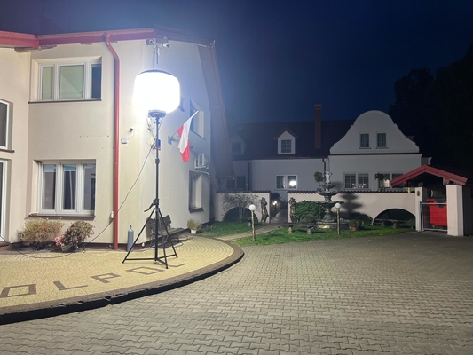 1000W LEDバルーンライトタワー 携帯型 移動式 影のない 安全照明 建設用 道路工事 パーティー イベント 救助