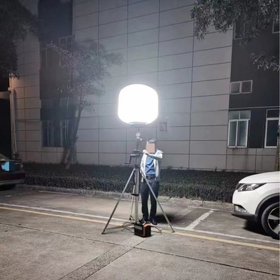 建設またはイベント用の200W LED光源ポータブル屋外バルーンライトタワー