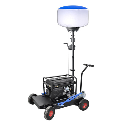 ハンドクランク立体 LED 屋外気球ライト 600W 契約者向けモバイルライトタワー