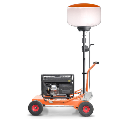700W LED気球照明塔 112000lm 高明るさ 道路工事のための建設照明塔