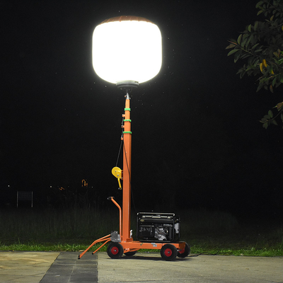 オムニイルミネーション LED風船ライト 500W発電機 臨時建設用ライト