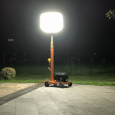 トロリー照明 LED バルーンライトタワー 1400W マストライトタワー 消防・救助用
