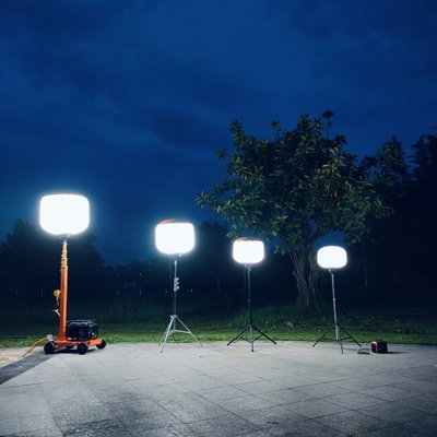 1200ワット LED バルーンライト 塔 三脚 屋外作業用 請負業者のためのライト
