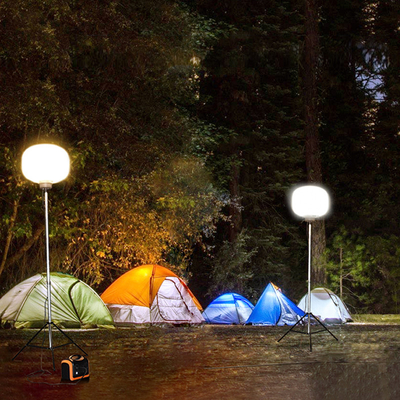 28000Lumen ポータブルライトタワー 200ワット キャンプ用 LEDバルーンライト