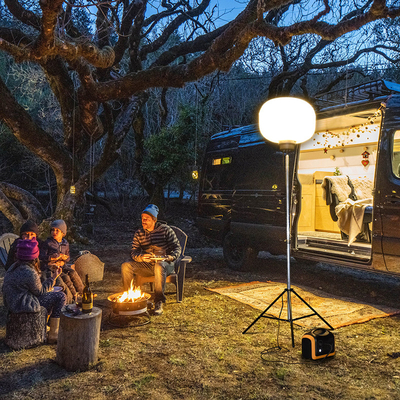 充電式建築用灯 320W RV旅行用のLED気球灯塔