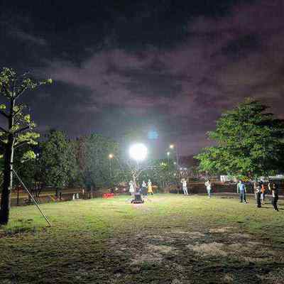 工場カスタム36W屋外LED投光器 調節可能なスポットライト 災害救援キャンプ用調節可能なマスト高さ