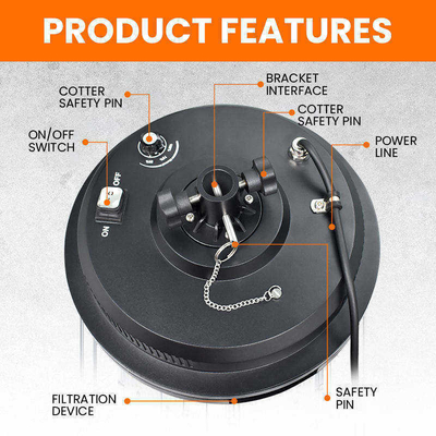 500W-1400W LEDバルーンライト IP65 50000時間 360°全方向カバー