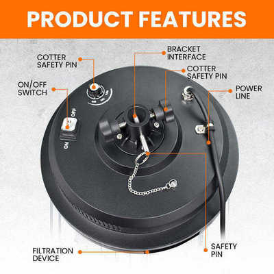 工場 卸売 36W 屋外 LED 洪水灯 調整可能なスポットライト 伸縮可能な腕 屋外キャンプ用